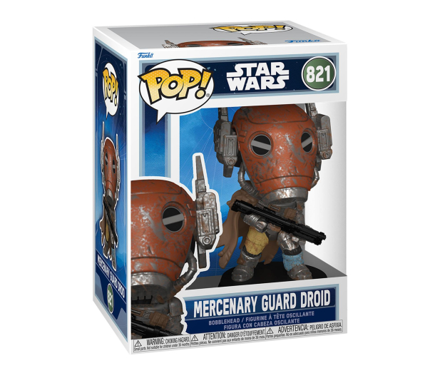 Funko POP POP Star Wars: The Mandalorian & Grogu - Mercenary Guard Dro - 1526398 - zdjęcie 3